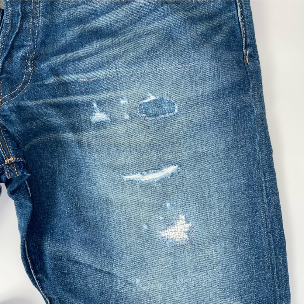 Polo Ralph Lauren Jeans Men’s 34x32 Classic Fit Button Fly Distressed NEW - Picture 6 of 11